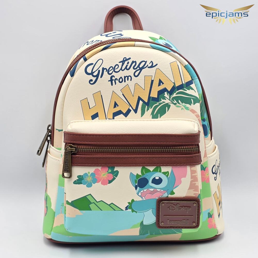 Loungefly Disney Lilo & Stitch Aloha Poster Mini Backpack